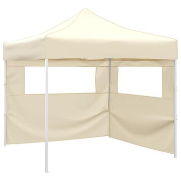 vidaXL Partytent Crème 291 x 291 x 315 cm Oxford Stof, Tuin en Terras, Partytenten, Verzenden, Nieuw, Partytent