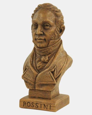 Lignocraft - D.B - Buste, Bust of Gioachino Rossini - 21 cm