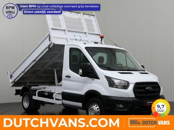 Ford Transit 2.0TDCi Kipper 2022 L4 H1 Diesel, Auto's, Euro 6, Wit, Nieuw, Ford