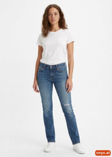 Levis Jeans Dames maat WW28 / L31 Blauw Vintage, Ophalen of Verzenden, Nieuw