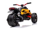 Kinderauto, Can-Am look 24V TRIKE STREETFIGHTER, Geel, NEW, Ophalen of Verzenden, Nieuw