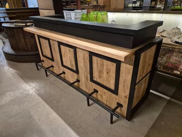 bar barmeubel industrieel mancave cafebar toog huisbar barre, Nieuw