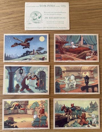 Tom Poes prentbriefkaarten 7 & 8 - Tom Poes en de, Boeken, Stripboeken, Nieuw