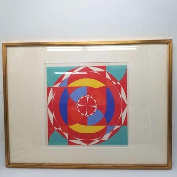 Abstract Serigraph -  Onosato Toshinobu - Japan -