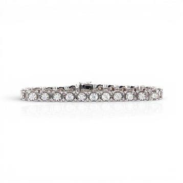 Armband - 18 karaat Witgoud - 2.40ct. tw. Diamant, Nieuw