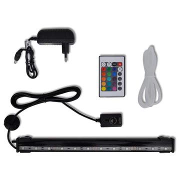 vidaXL LED-onderwaterlamp voor aquarium met bubbels RGB 32, Verzenden, Nieuw