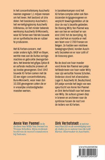 Chef-kok in IG Auschwitz 9789089249456 Dirk Verhofstadt, Boeken, Verzenden, Gelezen, Dirk Verhofstadt