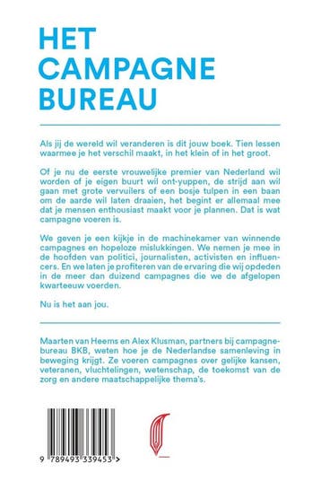 Het campagnebureau 9789493339453 Maarten van Heems, Boeken, Verzenden, Zo goed als nieuw, Maarten van Heems