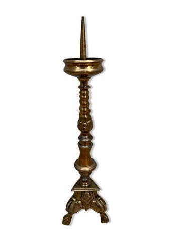 Kandelaar - Messing - Grote hoge kerkkandelaar - 53 cm