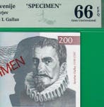 Slovenië. - 200 tolarjev 1997 - specimen - Pick 15bs (Zonder