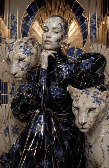 Yamila - XL - La Reina de Porcelana y Panteras, Nieuw