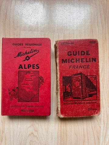 Michelin - Lot with 2 Guide Michelin - 1930-1937