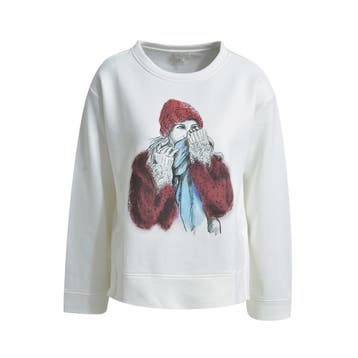 Milano Italy • witte sweater dame • 36, Verzenden, Wit, Maat 36 (S), Milano Italy