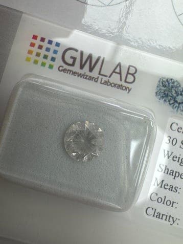 Zonder minimumprijs - 1 pcs Diamant (Natuurlijk) - 1.04 ct -, Nieuw