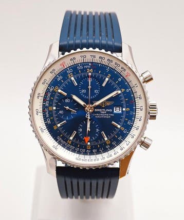 Breitling - Navitimer World Chronograph GMT Full Set -, Nieuw