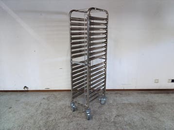Saro regaalwagen B38,5 x D55,5 x H173,5 cm - GN 1/1, Nieuw in verpakking
