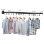 Droogrek Hangend - Balkon Uitklapbaar - Zwart, Verzenden, Nieuw