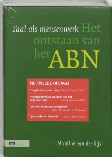 TAAL ALS MENSENWERK 9789012105873 Nicoline van der Sijs, Boeken, Verzenden, Zo goed als nieuw, Nicoline van der Sijs