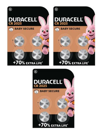 Set van 12 Duracell CR2025 batterijen (knoopcellen, 3V), Ophalen of Verzenden, Nieuw