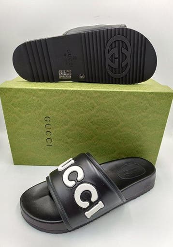 Gucci - Teenslippers - Maat: EU 45 - Nieuw in doos, Kleding | Heren, Schoenen, Nieuw