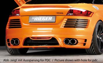 Rieger achterbumper | TT (8J): 09.06- - Coupé, Roadster | st, Verzenden, Nieuw, Audi