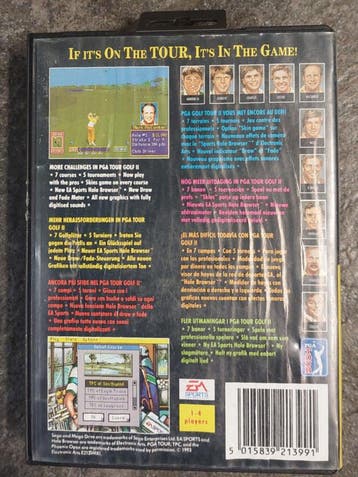 PGA Tour golf II zonder boekje (Sega Mega Drive tweedehands, Ophalen of Verzenden, Zo goed als nieuw