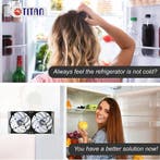 Koelkast Ventilator 90mm Timer | Laatste Stuk!, Witgoed en Apparatuur, Koelkasten en IJskasten, Zonder vriesvak, Nieuw, Ophalen of Verzenden