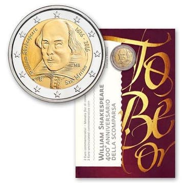 San Marino 2 Euro Shakespeare 2016, Verzenden