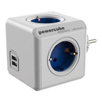 Allocacoc PowerCube Original USB Blauw, Ophalen of Verzenden, Nieuw
