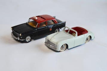 Dinky Toys - Speelgoed Simca8 sport 24S Peugeot 404 Taxi -, Nieuw