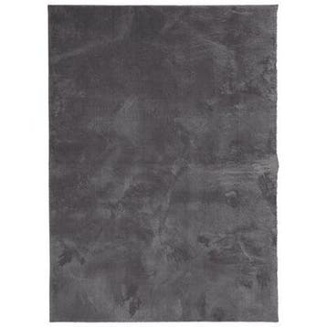 VidaXL vloerkleed, antraciet, 160 x 230 cm, wasbaar, Ophalen, Nieuw