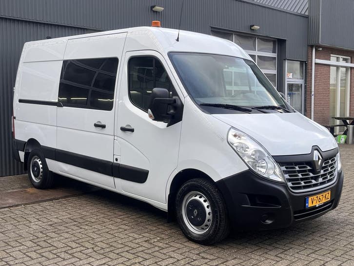 Renault Master T35 2.3 dCi L2H2 146PK, Auto's, Bestelauto's, Onderhoudsboekje, Lease, Overige kleuren, Handgeschakeld, Wit, Financial lease