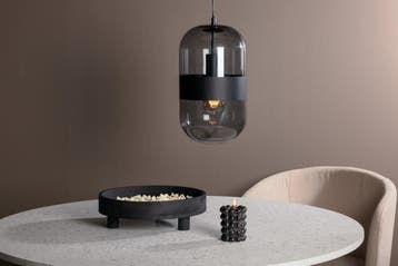 Hanglamp - Babette - Zwart - Glas - Jörn, Verzenden, Nieuw