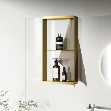 Hangend Doucherek Best Design Soap 50x25x9 cm Mat Goud, Ophalen of Verzenden, Nieuw, Bad