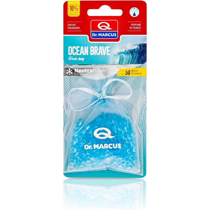 Dr. Marcus Ocean Brave Fresh bag luchtverfrisser met, Auto diversen, Auto-accessoires, Ophalen of Verzenden