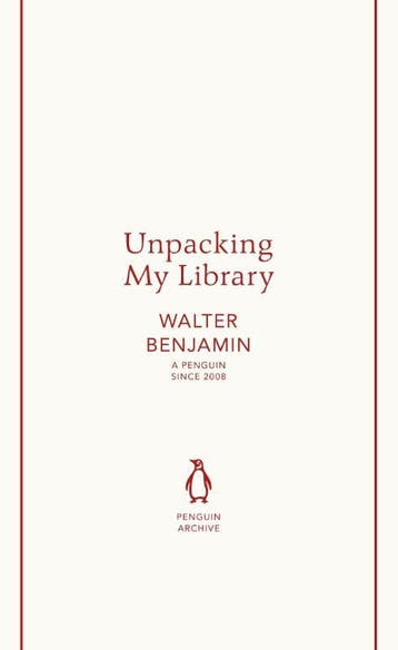 Unpacking My Library | Walter Benjamin | Nieuw, Boeken, Ophalen of Verzenden, Nieuw, Walter Benjamin
