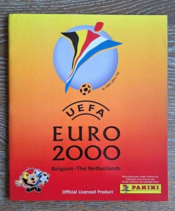 Panini European Championship 2000 - with 6 free stickers, Nieuw