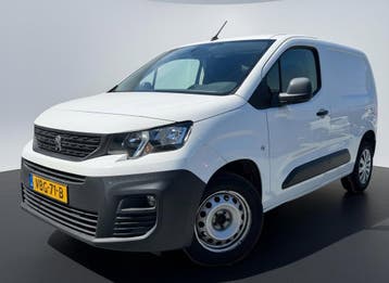 Peugeot Partner 1.6 BlueHDI 75PK PREMIUM euro 6, Gebruikt, Euro 6, Wit, Onderhoudsboekje