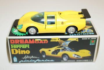 Marushin 1:43 - Modelauto - Marushin 3 Ferrari Dino Yellow, Nieuw