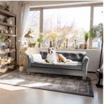 Verhoogde Hondenbank – Luxe Microfiber Leren Hondenbed, Dieren en Toebehoren, Verzenden, Nieuw