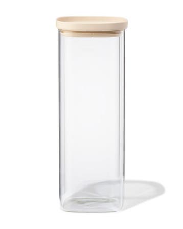 HEMA Voorraad bus 2100ml glas met deksel, Verzenden, Nieuw
