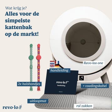 Revo-loo One Automatische Zelfreinigende Kattenbak XXL -, Ophalen of Verzenden, Zo goed als nieuw