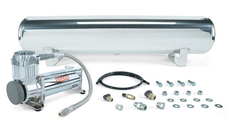 Air Lift 4 Gal. Polished Tank w/ Viair 444c Chrome, Auto-onderdelen, Ophanging en Onderstel, Ophalen of Verzenden