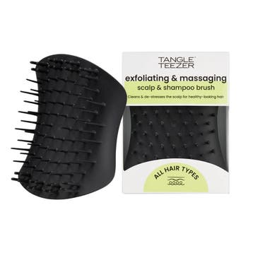 Tangle Teezer Scalp Exfoliator & Massaging Brush - Black, Ophalen of Verzenden, Nieuw, Overige typen