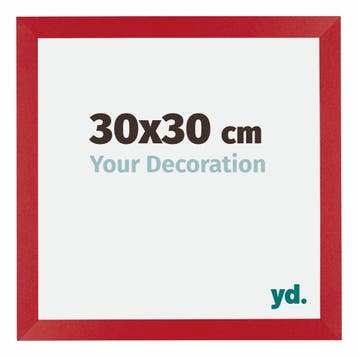 Fotolijst 30x30 cm - Rood - MDF - Mura, Verzenden, Nieuw