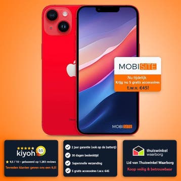 iPhone 14 Plus 128GB | 4 Gratis Accessoires – Accu tot 100%, 128 GB, IPhone 14 Plus, Verzenden, Zo goed als nieuw