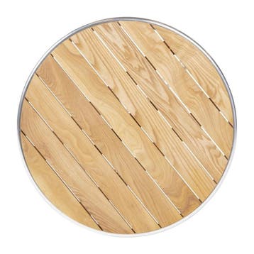 Bolero ronde tafel met essenhouten blad, Ophalen of Verzenden