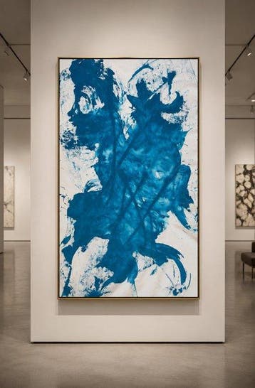 Timo Wedell - Beyond the Waves - XXL - Abstract Klein, Antiek en Kunst
