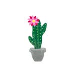 Houten Cactus Decoratie Met Cement Imitatie Voet (20cm), Ophalen of Verzenden, Nieuw