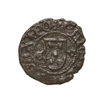 Portugal. D. João I (1385-1433). Meio Real Atípico - € V -